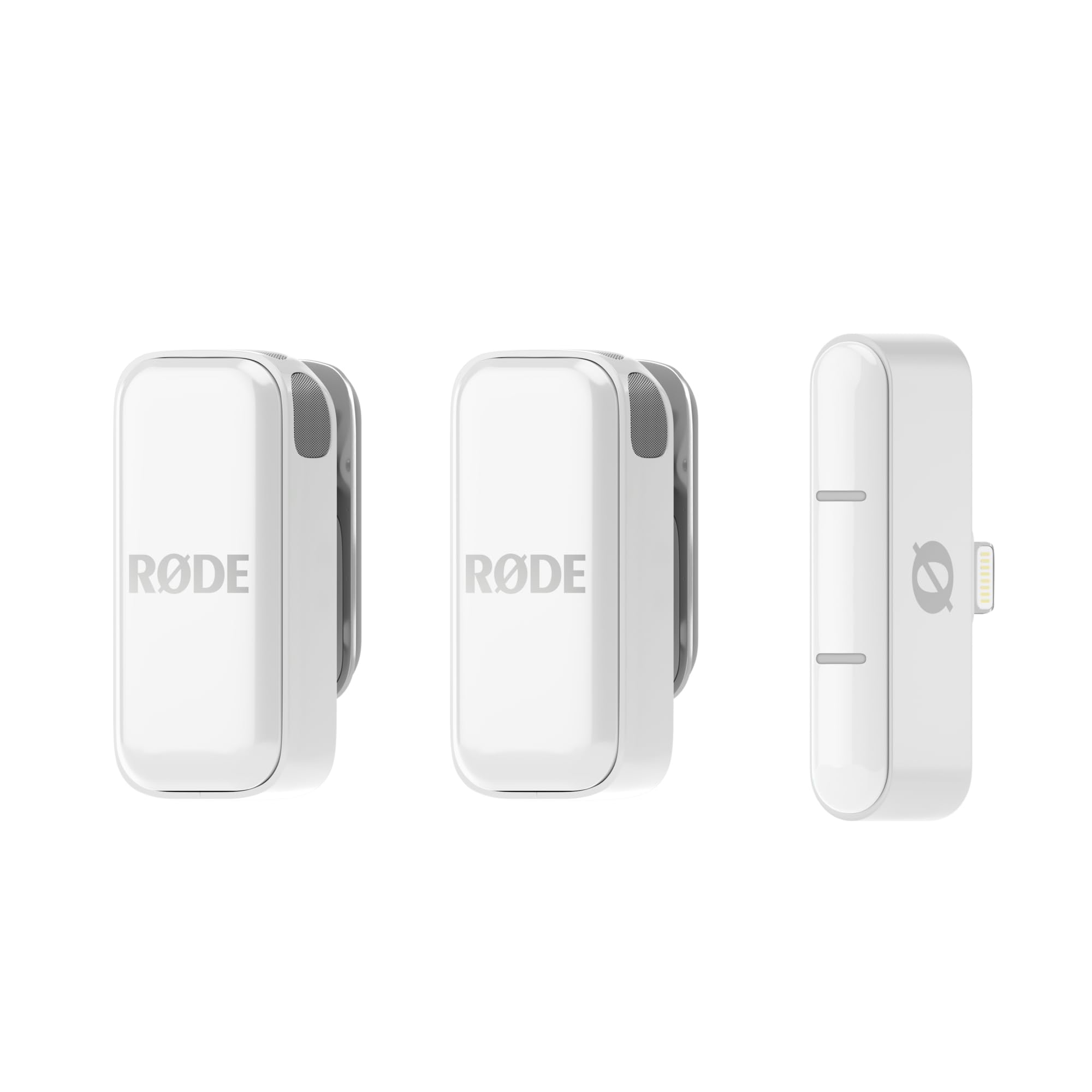 RØDE Wireless Microphone for Smartphone Content Creation - Lightning White
