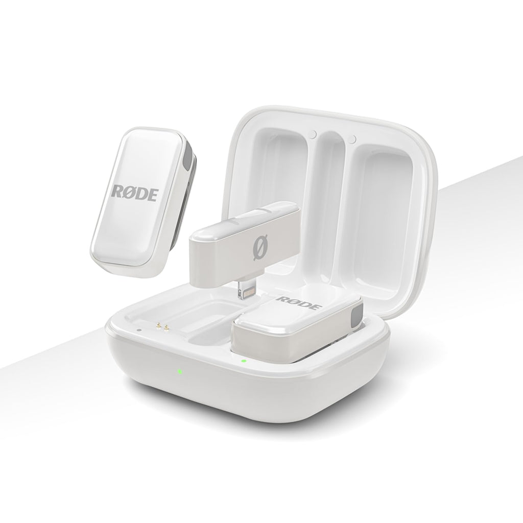 RØDE Wireless Microphone for Smartphone Content Creation - Lightning White