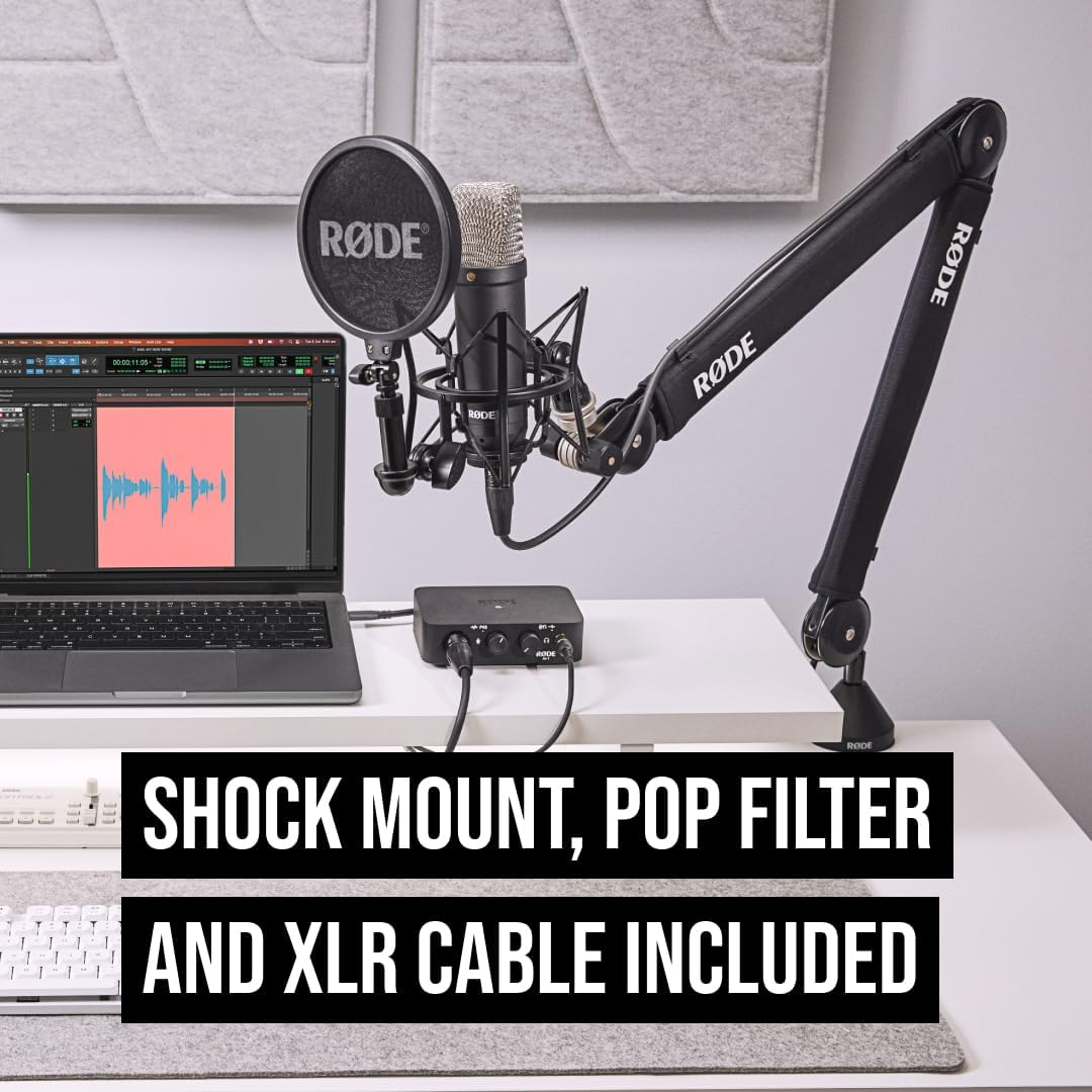 RODE Condenser Microphone NT1SIGNATUREBLACK