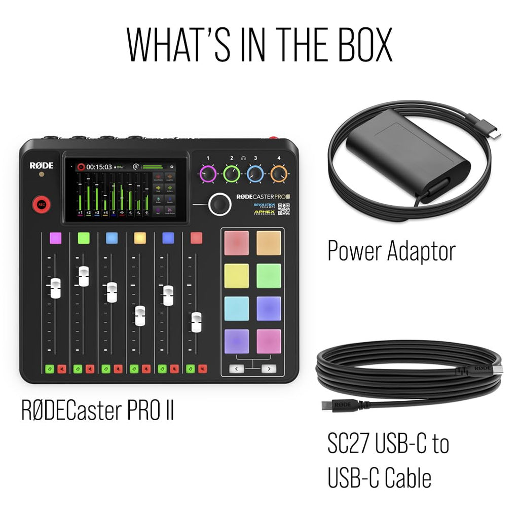 RODE RODECaster Pro II Black