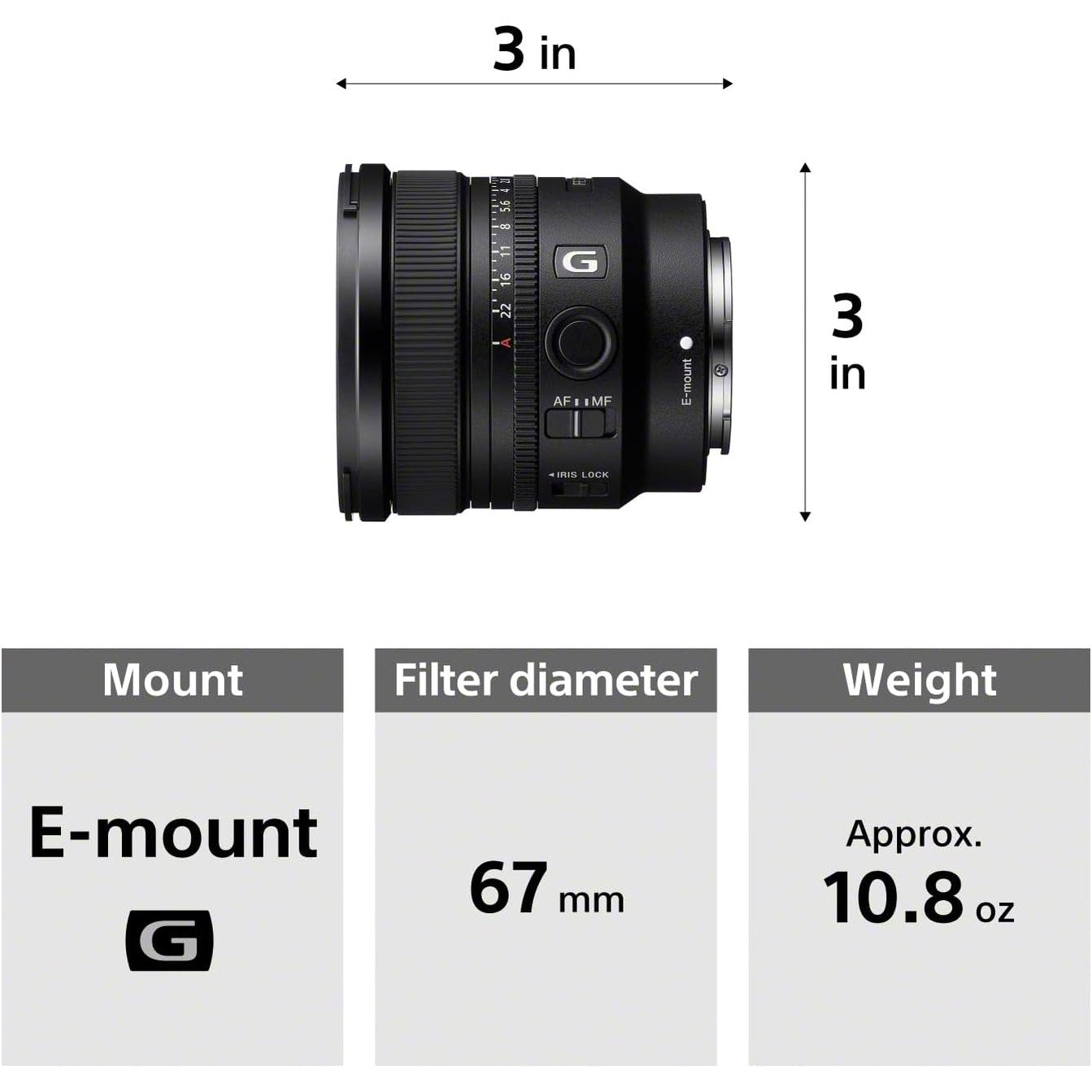 Sony FE 16mm f/1.8 G