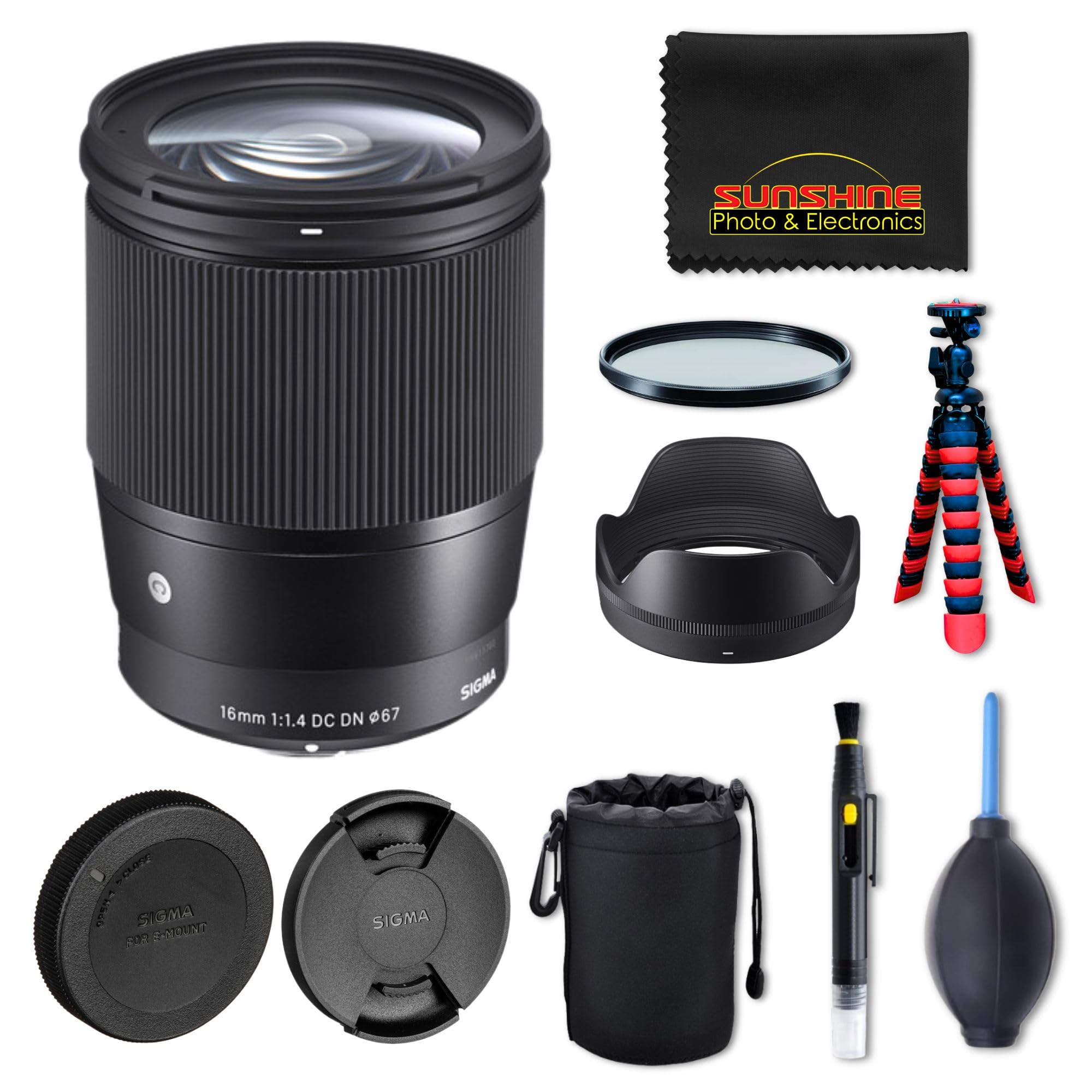 Sigma 16mm f1.4 DC DN Contemporary Lens for Sony E Black